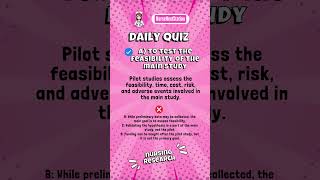 Test Your Knowledge: Nursing Research Daily Nursing Quiz! #nursenextstation  #nursequiz