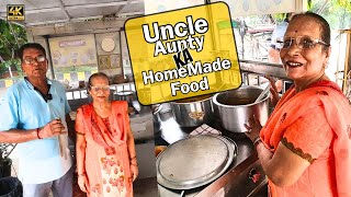 Uncle Aunty Selling Home Made Food 😋 Annapurna Home Made Indian Food | Street Food India | Food Vlog