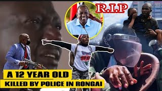 KENNEDY ONYANGO A 12  GOT SHOT AND K!LLED AT HOME IN RONGAI BY POL!CE DURING MID-TERM