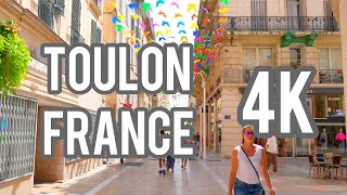 Toulon 4K Walking Tour France