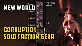 Corruption Level 66 Solo with Faction Gear - New World PVE (Reekwater)