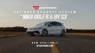 Unitronic MK8 Golf R and 8Y S3 Cat-Back Exhaust System