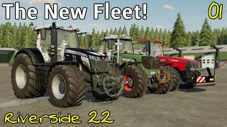 The New Machines For The New Series! - Riverside 22 Ep 1 - Farming Simulator 22