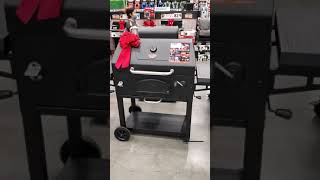 1-minute Walk-around review Char-Griller Legacy Charcoal Grill #shorts