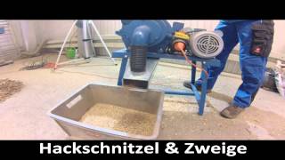 qteck Hammermühle HM158 2,2 kW 230 V Hammer Mill