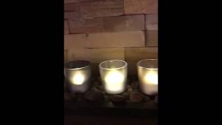 Flickering candles with convenience