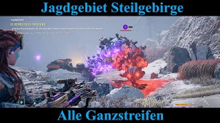 HORIZON FORBIDDEN WEST ★ Jagdgebiet: Steilgebirge / Alle Ganzstreifen