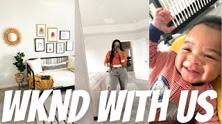 BABY PLAY, HOMEGOODS HAUL, PUMPING, HONEST TALKS & DINNERS | WKND W US VLOG