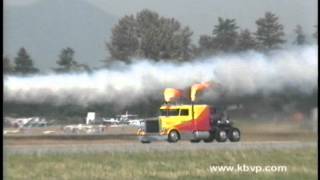 "Shockwave" Peterbuilt Jet Truck: 36,000Hp / 376mph   www.kbvp.com