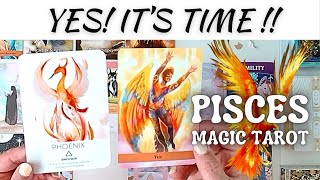 Pisces Tarot 🐦‍🔥A DREAM IS ABOUT TO COME TRUE🩷 Yes! The Divine Time is Now! ♓ Pisces Magic Tarot