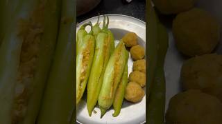 Spicy stuffed mirchi bajji #youtubeshorts #food #streetfood #cooking #streetfoodideas