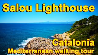 Salou Lighthouse (Tarragona, Catalonia) Panorama Walking tour (Spain) #relaxation