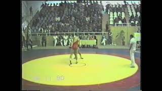 1990 Balkan Gençler Şampiyonası Mahmut Demir -Bulgar rakip #güreş #wrestling