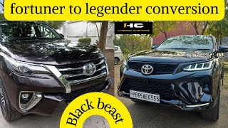 FORTUNER TO LEGENDER CONVERSION ||black  beast ||full interior ||#explorepage call📞99882 29191