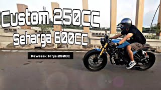 Custom Kawasaki Ninja Caferacer Seharga Moge 600CC #Alvlog165