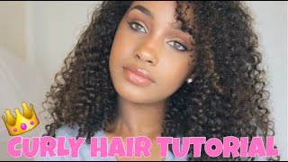 My Curly Hair Tutorial | Corie Rayvon