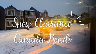 Snow Removal From Canada’s Roads #snow  #canadavlogs