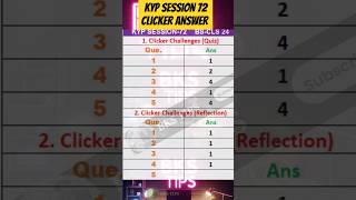 Clicker Answer session 72 | clicker answer 72 session | Kyp session 72 #shorts bks tips