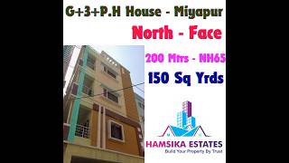 North Face House For Sale in Miyapur | High Rental Residential House Sale in Hyderabad | Commercial