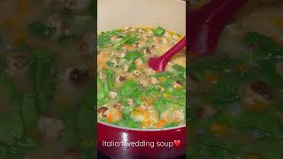 #foodie #italianweddingsoup  #lovesoup