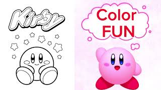 Kirby coloring adventure | fun coloring activity for kids