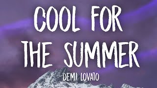 Demi Lovato - Cool for the Summer (sped up/tiktok remix) Lyrics | i can keep a secret can you