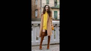 Camel brown coats/Camel brown inspiration/trendy Fall outfits#coat