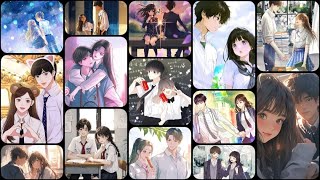 👫Cartoon couple in uniform😍💕 - Anime couple pictures - cartoon couple pictures - Couple whatsapp dp