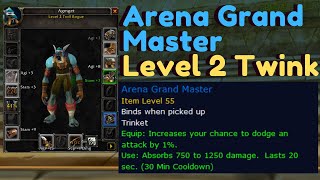 Level 2 Rogue Twink Arena Grand Master - WoW Classic