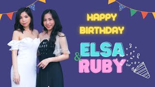 GOPARTY   -  RANG TRÍ SINH NHẬT CHO KHÁCH HÀNG ELSA VÀ RUBY TẠI BÌNH DƯƠNG ĐƠN GIẢN, ẤN TƯỢNG