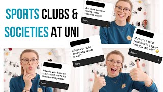 Sports Clubs & Societies at Uni