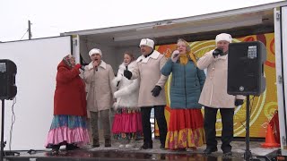 Масленичные гуляния прошли в деревнях Первомайского района