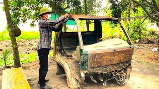 💡Genius Boy Restores Old HYUNDAI DUMP CAR Cabin // Highly Skilled Mechanic Restores #restorationNNT