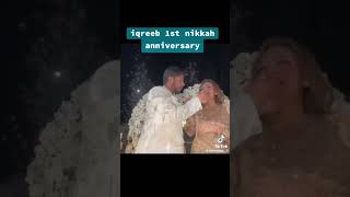 Iqreeb 1st nikkah anniversary#iqrakanwal#