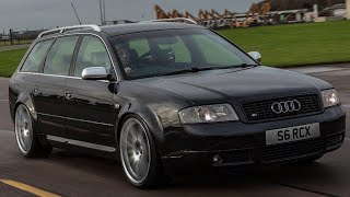 AUDI S6 C5 AVANT VS MERCEDES W210 E55 AMG COMBI 0-100KMH 0-200KMH