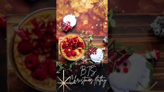 BTS Christmas FOOD Flatlay | #shorts