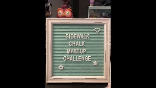 The Sidewalk Chalk Makeup Challenge