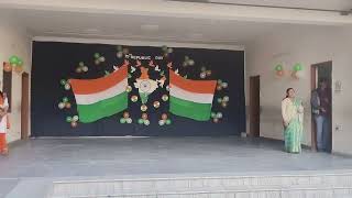 Flag Unfurling on Republic Day at Defence Public School