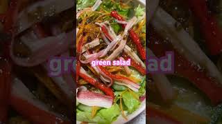 Green salad #healthyfood  #japanslife  #asmr  #yummy  #shortsvideo  #satisfying