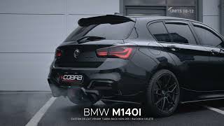 BMW M140i - *LOUD* Venom De-Cat  Non-Resonated Turbo Back (Backbox Delete) Exhaust by Cobra Sport