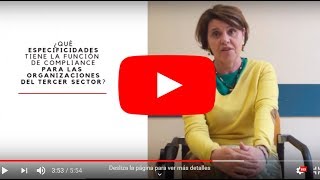 La función de compliance para las organizaciones del tercer sector.