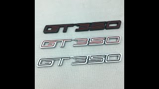 Ford Mustang GT350 Decal Badge Emblem