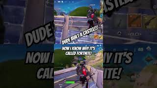 DUDE BUILT A CITY! FORTNITE #fortnite #gaming #funny #reels #trend #subscribe #streamer #gamer #fun