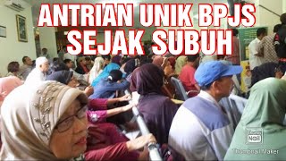 Antrian Unik Pelayanan BPJS di RSUD Tangsel Pamulang