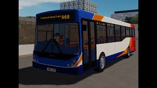 Stagecoach Beachball - MCV Evolution: Route R68 to Maybrook Retail Park (C&DBS V4.1)