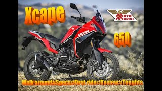 Moto Morini X-cape 650 2022 #firstride#testride​​#ride along#specs​​​#toughts