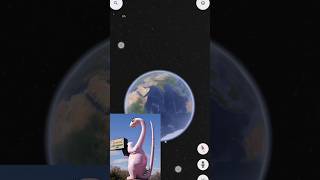 pinkfong's little dinosaur 🦕on H2 Google Earth 🌎 zooming short #viral #shorts #trending