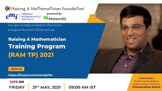 RAM TP 2021 Inaugural | Chess Grandmaster Vishwanathan Anand