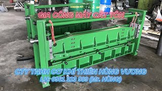 GIA CÔNG MÁY CẮT TÔN - LH: 0961 323 989 (Mr. HÙNG)