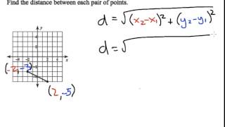 VIDEO   Distance Example #1